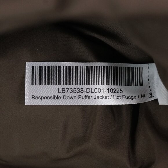 NWD Quince Responsible Down Puffer Jacket In Hot Fudge Size Medium - Picture 13 of 16